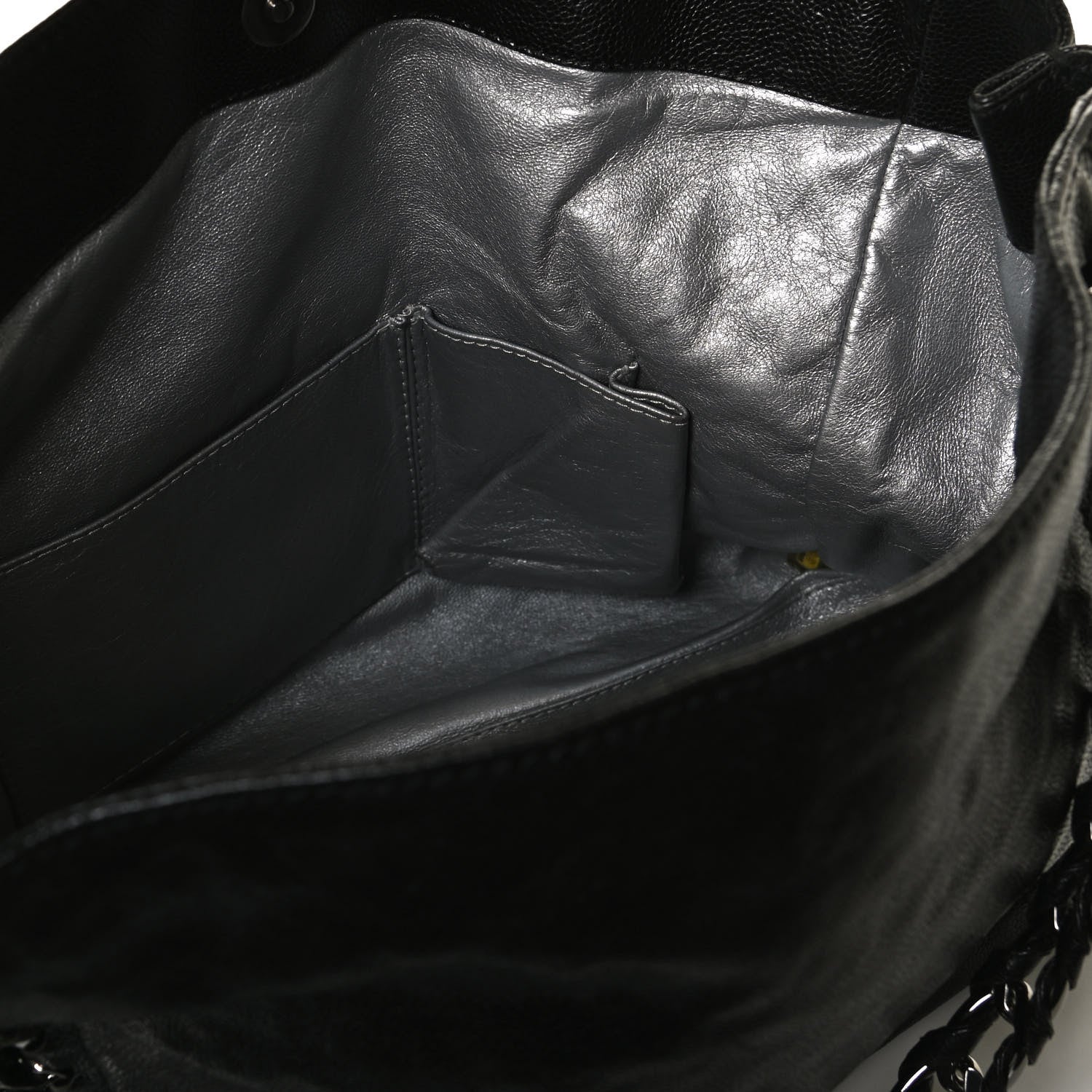 Chanel Glazed Caviar Modern Chain Tote Black 13 of 13