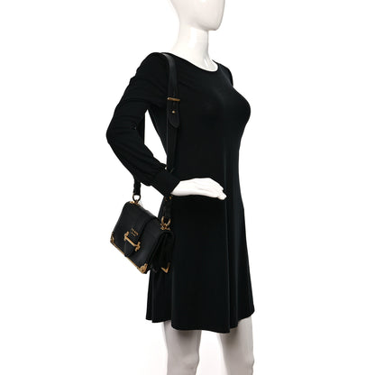 Prada City Calf Saffiano Cahier Bag Black 3 of 8