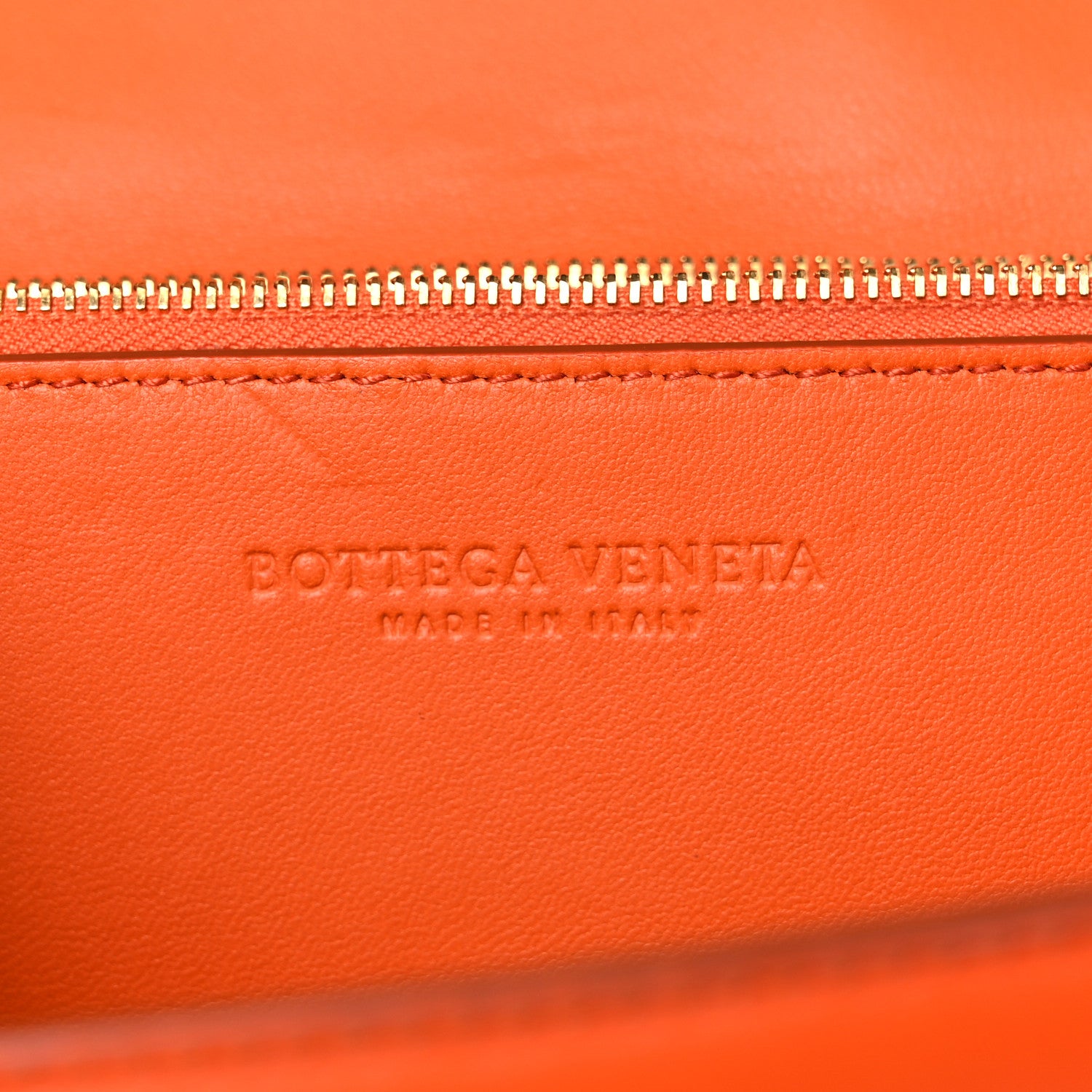 Bottega Veneta Spazzolato Calfskin Classic BV Classic Bag Orange 6 of 13
