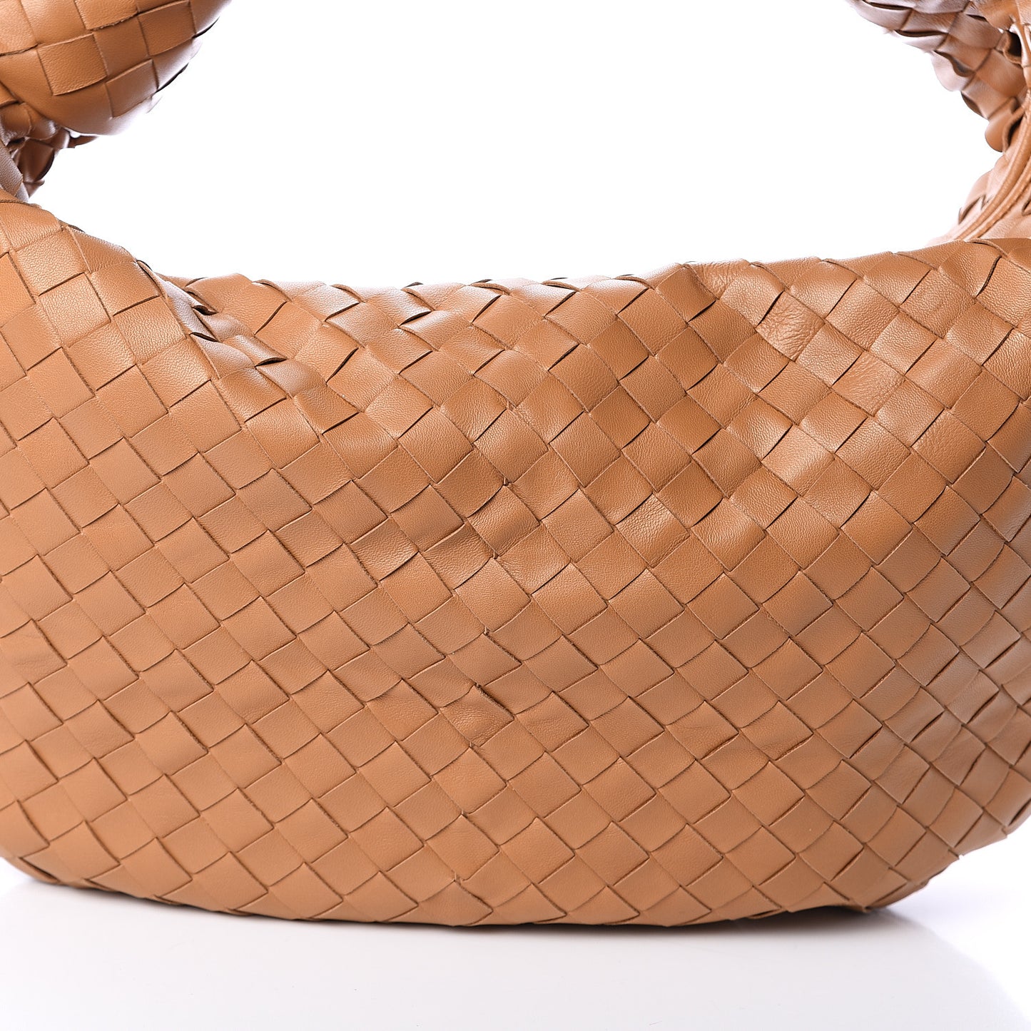Nappa Intrecciato Medium Jodie Caramel