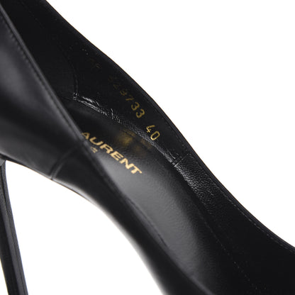 Saint Laurent Calfskin Zoe 105 Pumps 40 Black 8 of 9