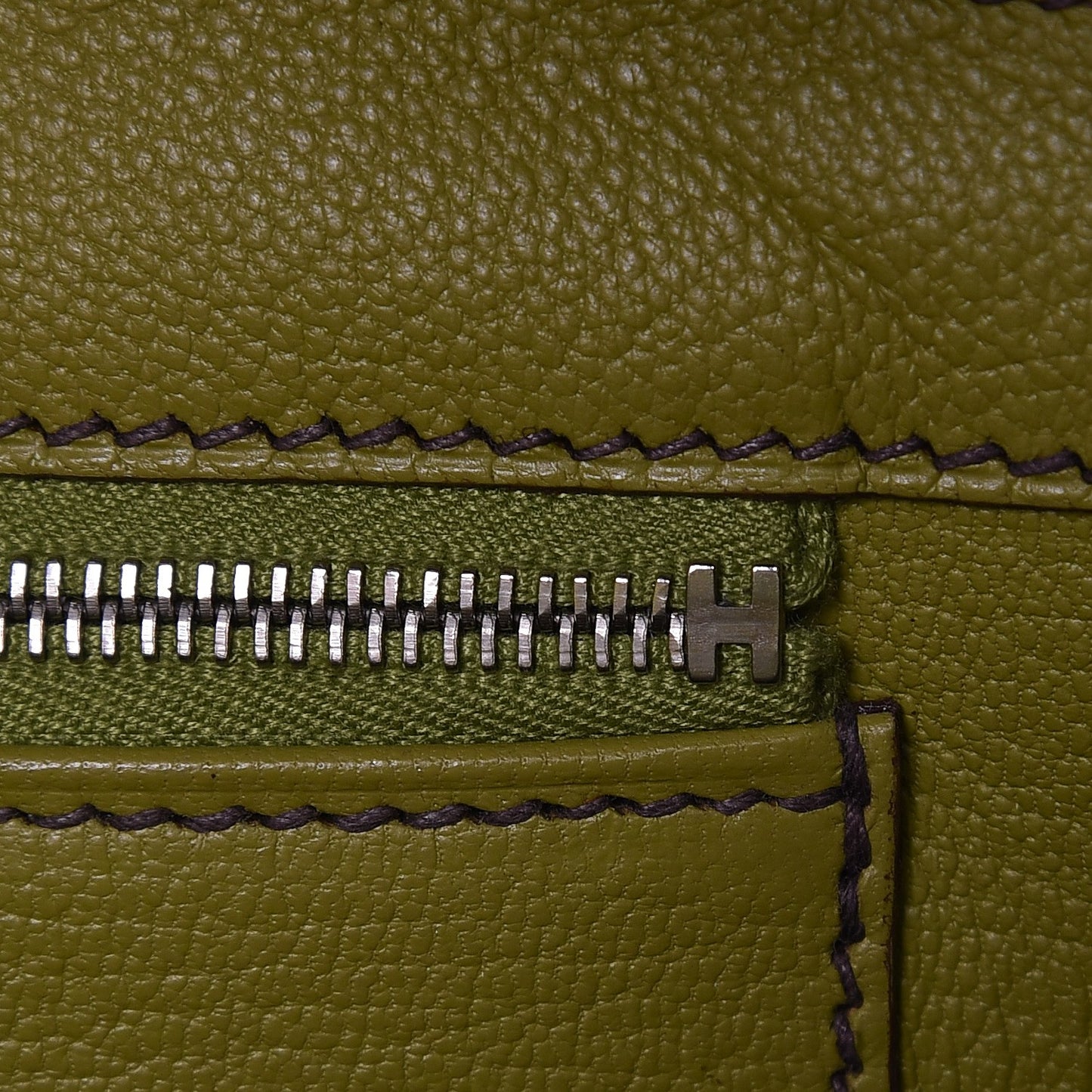 Togo Birkin 35 Vert Anis