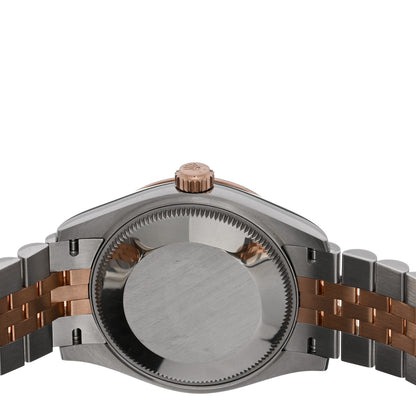 Rolex Stainless Steel 18K Everose Gold 31mm Oyster Perpetual Datejust Watch Dark Rhodium 278271 4 of 5