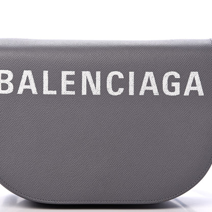 Balenciaga Signature Grained Calfskin Logo S Ville Day Bag Gris Perle Fonce White 7 of 13