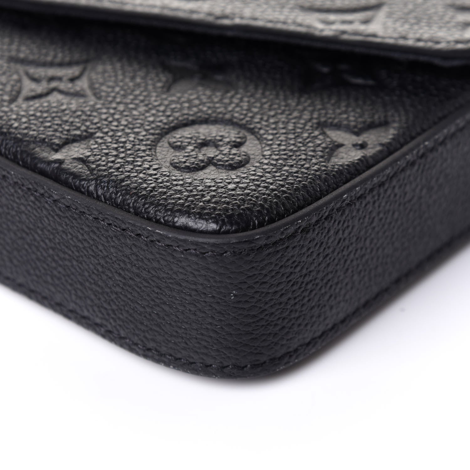 Louis Vuitton Empreinte Pochette Felicie Chain Wallet Black 10 of 14