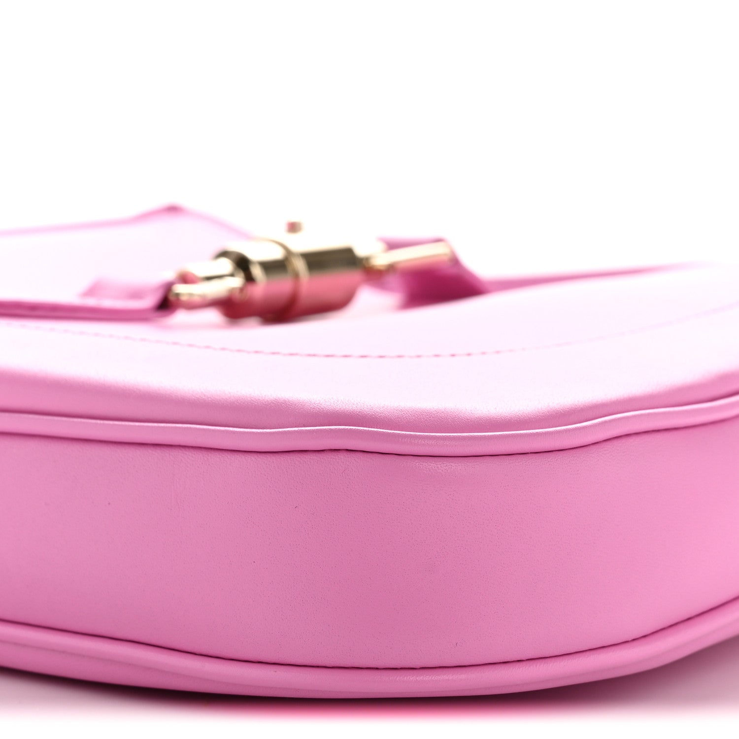 Gucci Ancora Calfskin Web Medium Jackie 1961 Hobo Pink 9 of 10