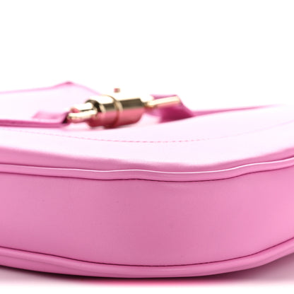 Gucci Ancora Calfskin Web Medium Jackie 1961 Hobo Pink 9 of 10