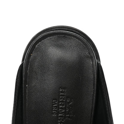 Hermes Calfskin Iota Mules 40 Black 12 of 14
