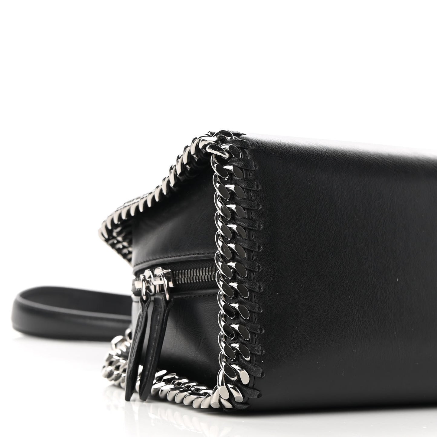 Eco Alter Nappa Mini Falabella Box Top Handle Bag Black