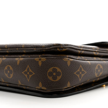 Louis Vuitton Monogram Braided Pochette Metis Coquelicot 9 of 11