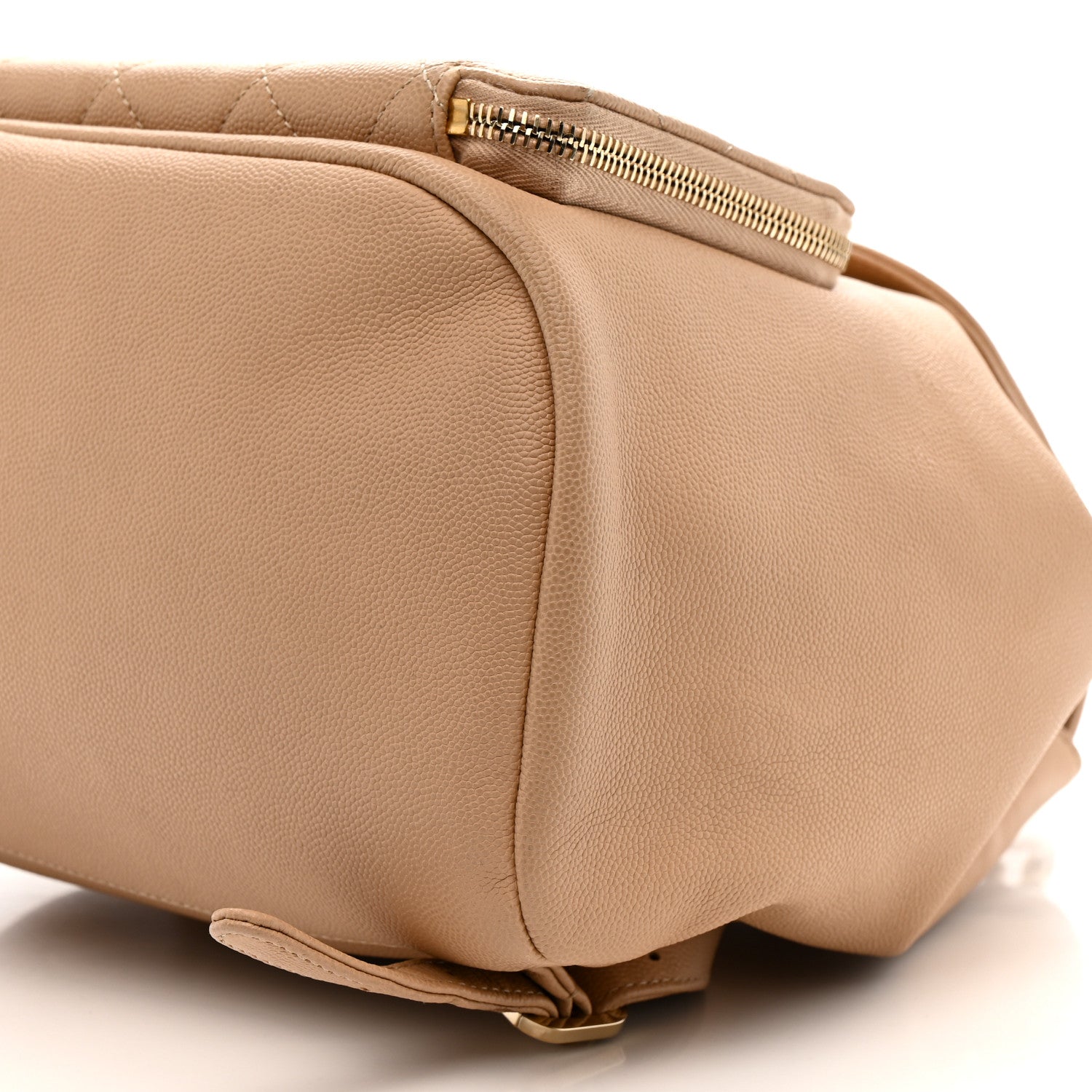 Chanel Caviar Quilted Business Affinity Backpack Beige 10 of 11