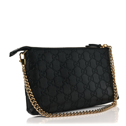 Gucci Guccissima Signature Wrist Wallet Black 3 of 7