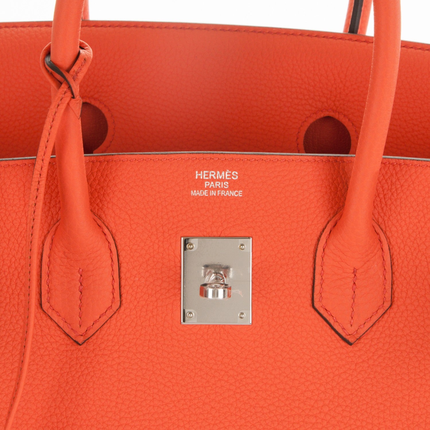Hermes Togo Birkin 35 Orange Poppy 9 of 24