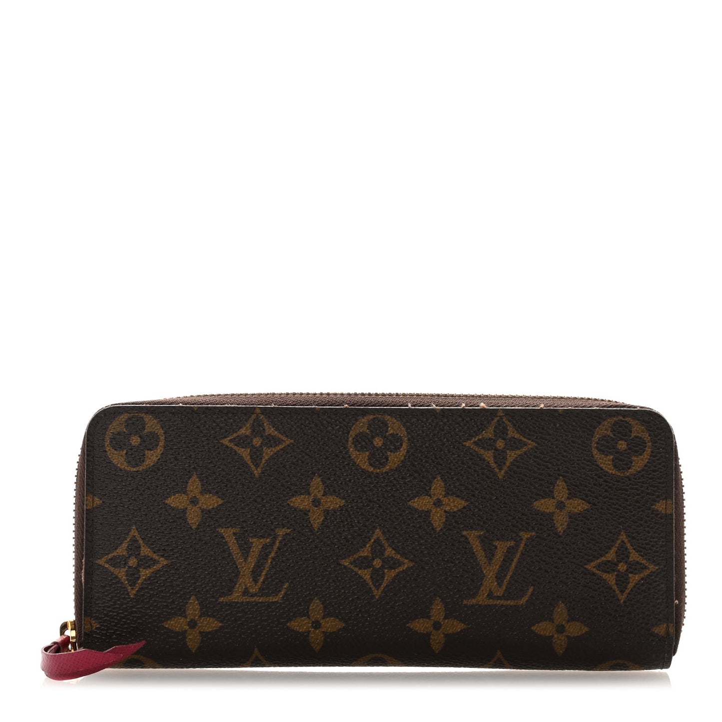 Monogram Clemence Wallet Fuchsia