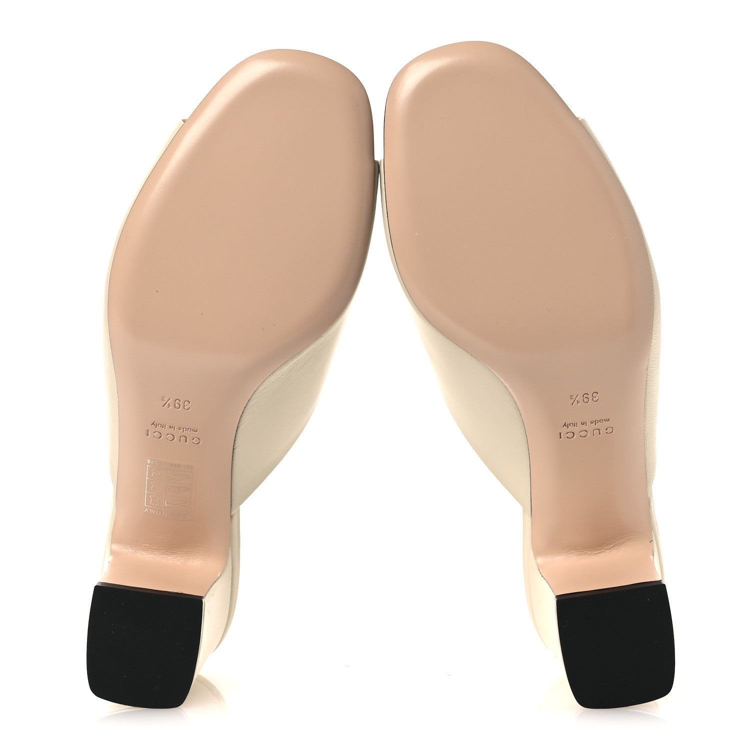 Gucci Nappa Horsebit 75mm Slide Sandals 39.5 Mystic White 7 of 12