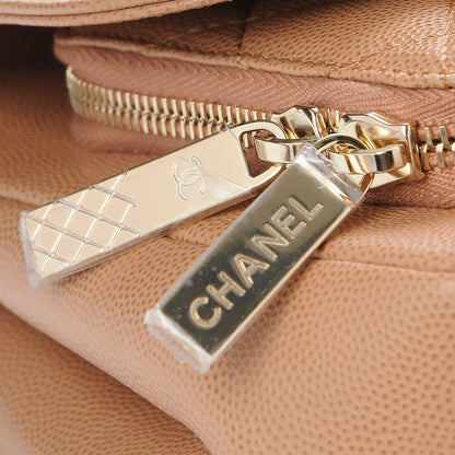 Chanel Caviar Quilted Small Business Affinity Flap Camel 5 of 8