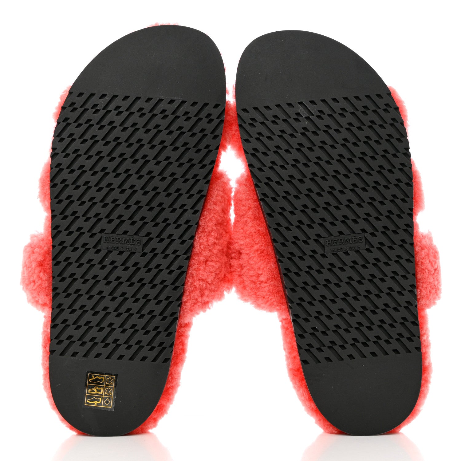 Hermes Woolskin Womens Chypre Sandals 40 Rose Du Desert 5 of 9
