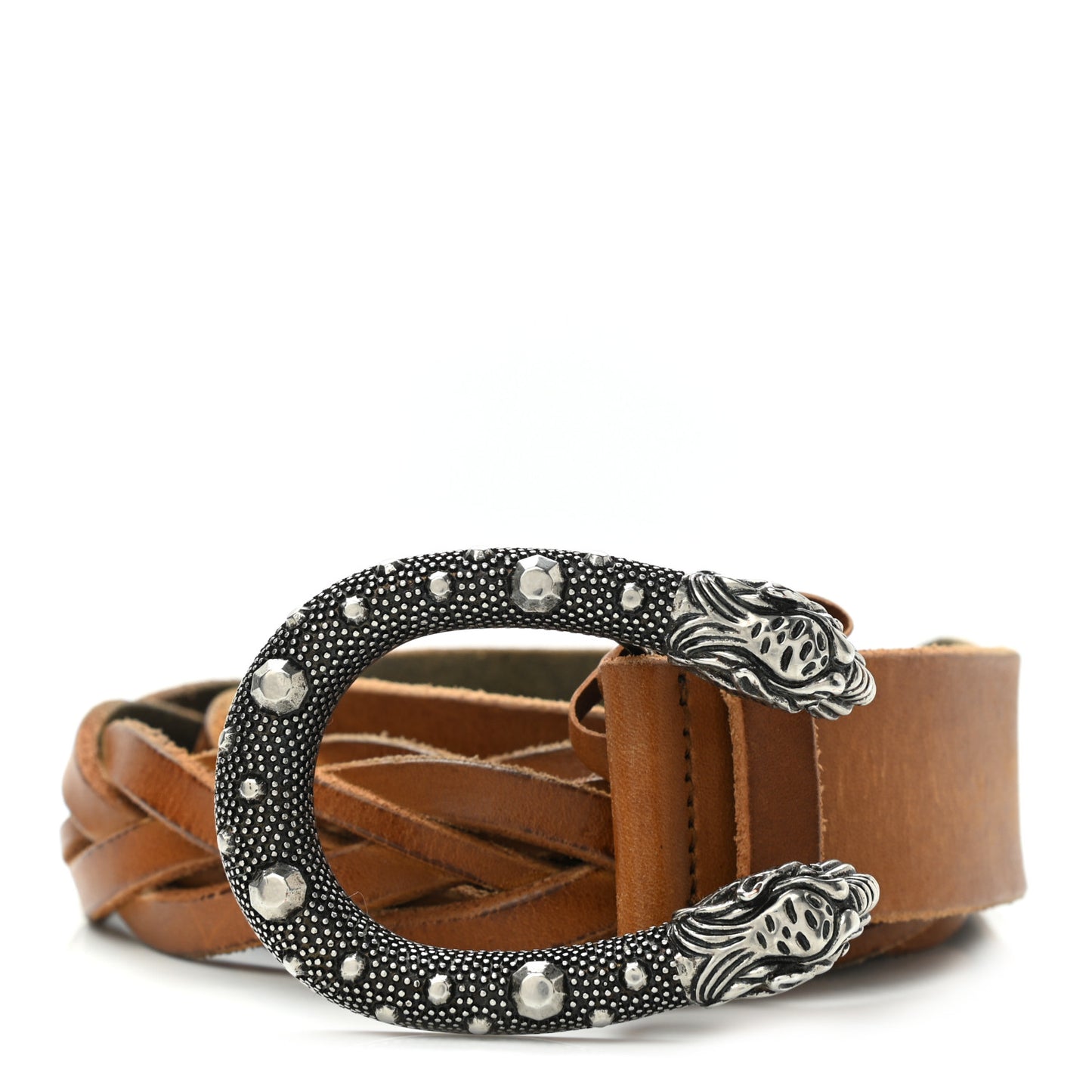 Calfskin Braided Dionysus Belt 90 36 Cuir