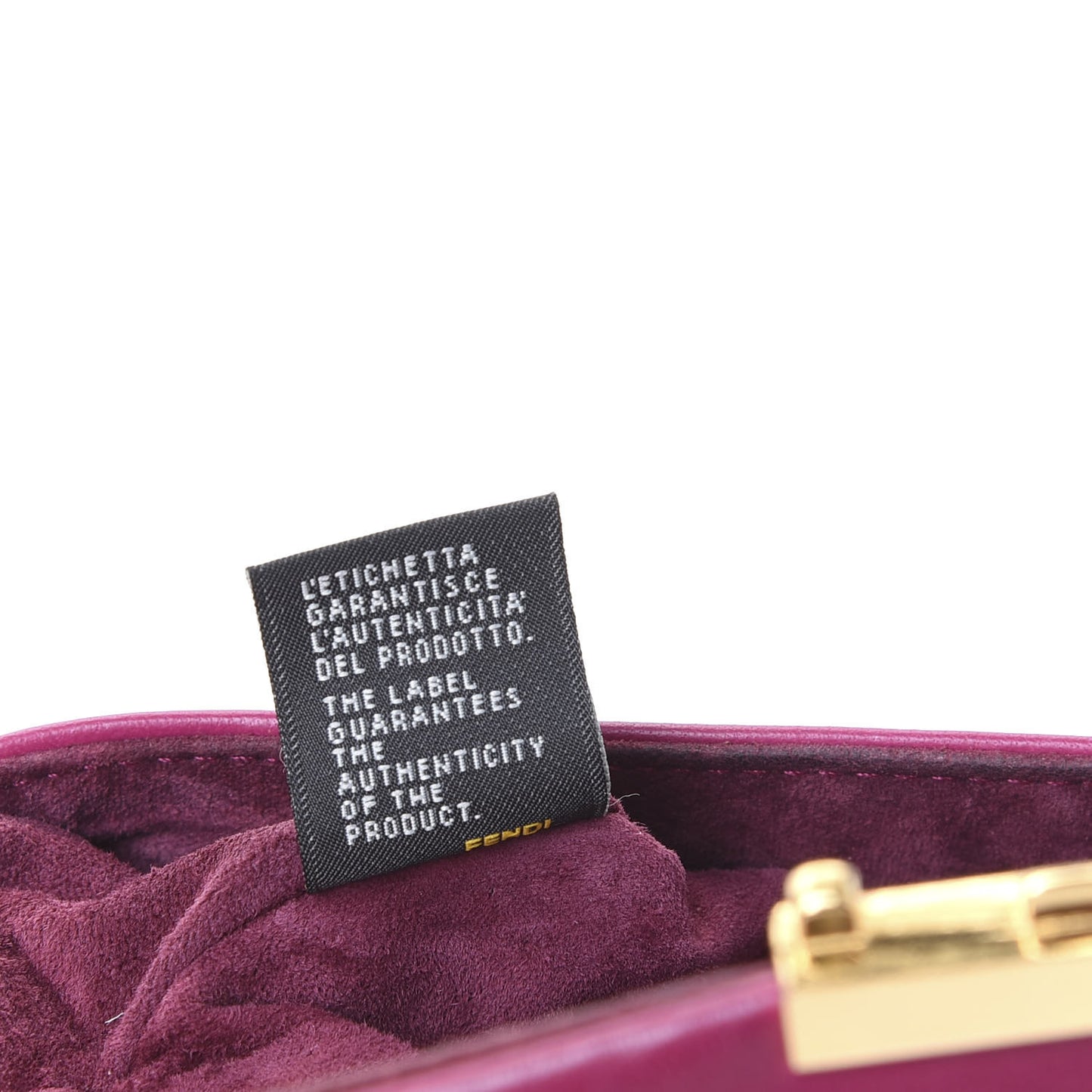 Shiny Nappa Mini Be Baguette Shoulder Bag Ciclamino