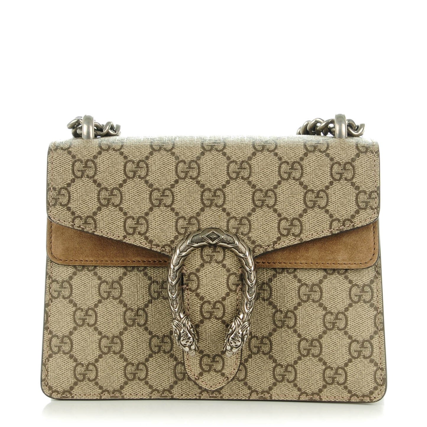 GG Supreme Monogram Mini Dionysus Shoulder Bag Taupe