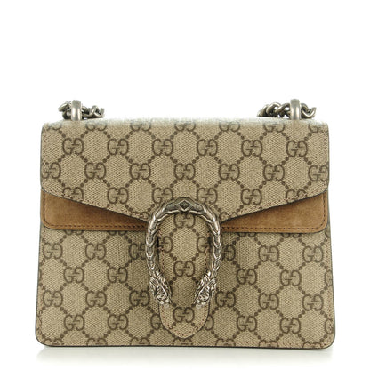 Gucci GG Supreme Monogram Mini Dionysus Shoulder Bag Taupe 1 of 8