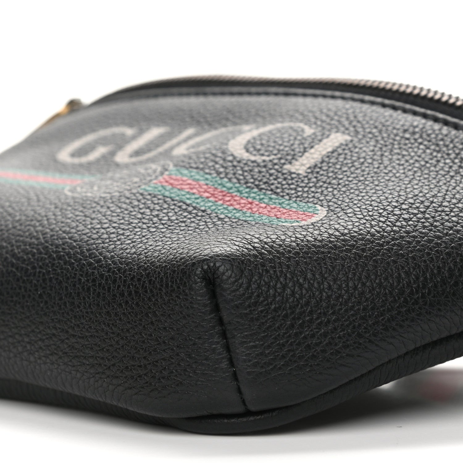 Gucci Grained Calfskin Small Logo Belt Bag Black 10 of 10