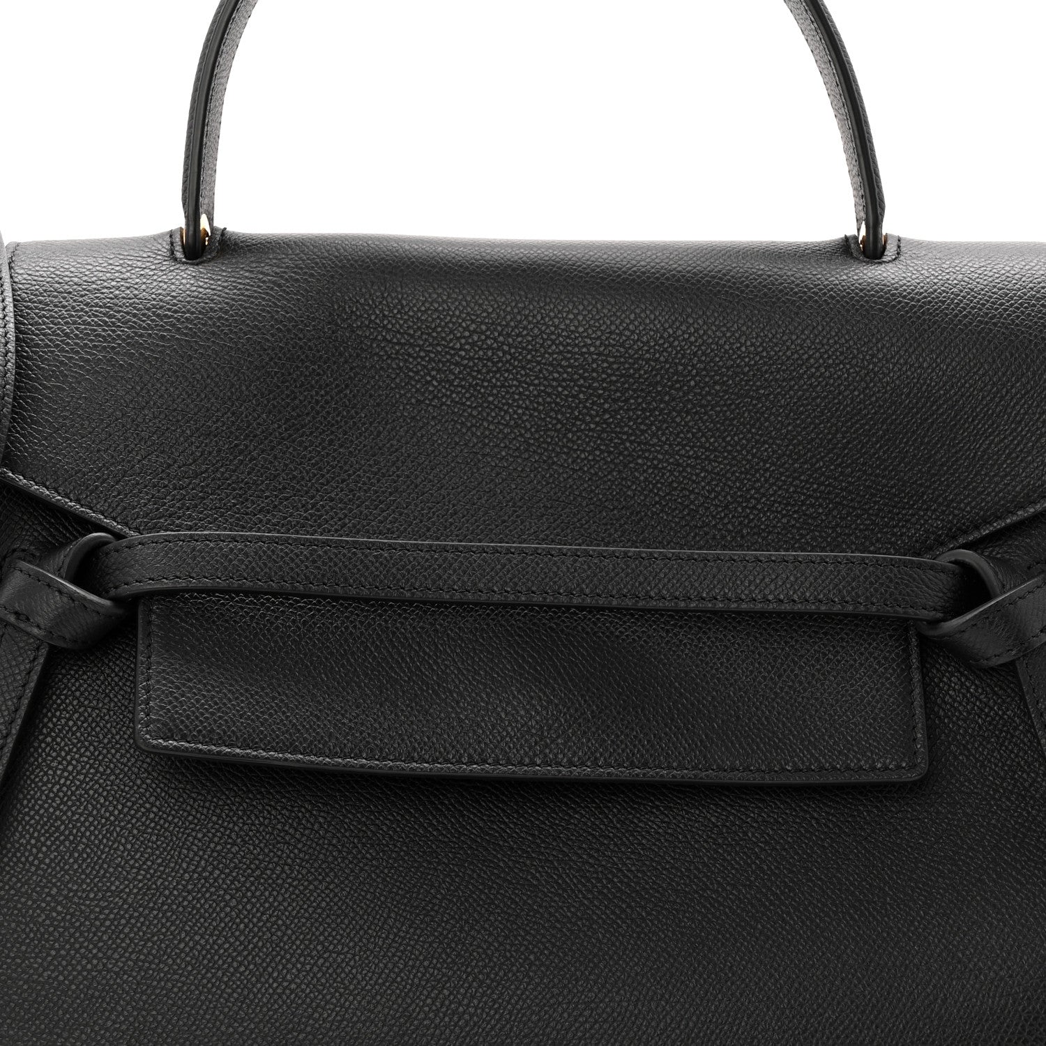 Celine Grained Calfskin Mini Belt Bag Black 9 of 11