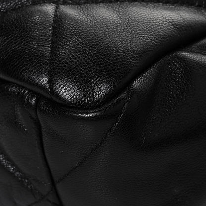 Chanel Goatskin Quilted Large Chanel 19 Flap Black 12 of 14