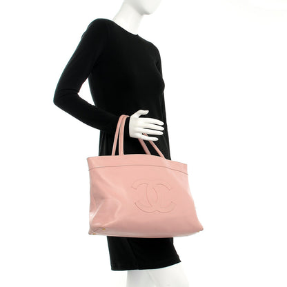 Chanel Caviar CC Tote Pink 2 of 18