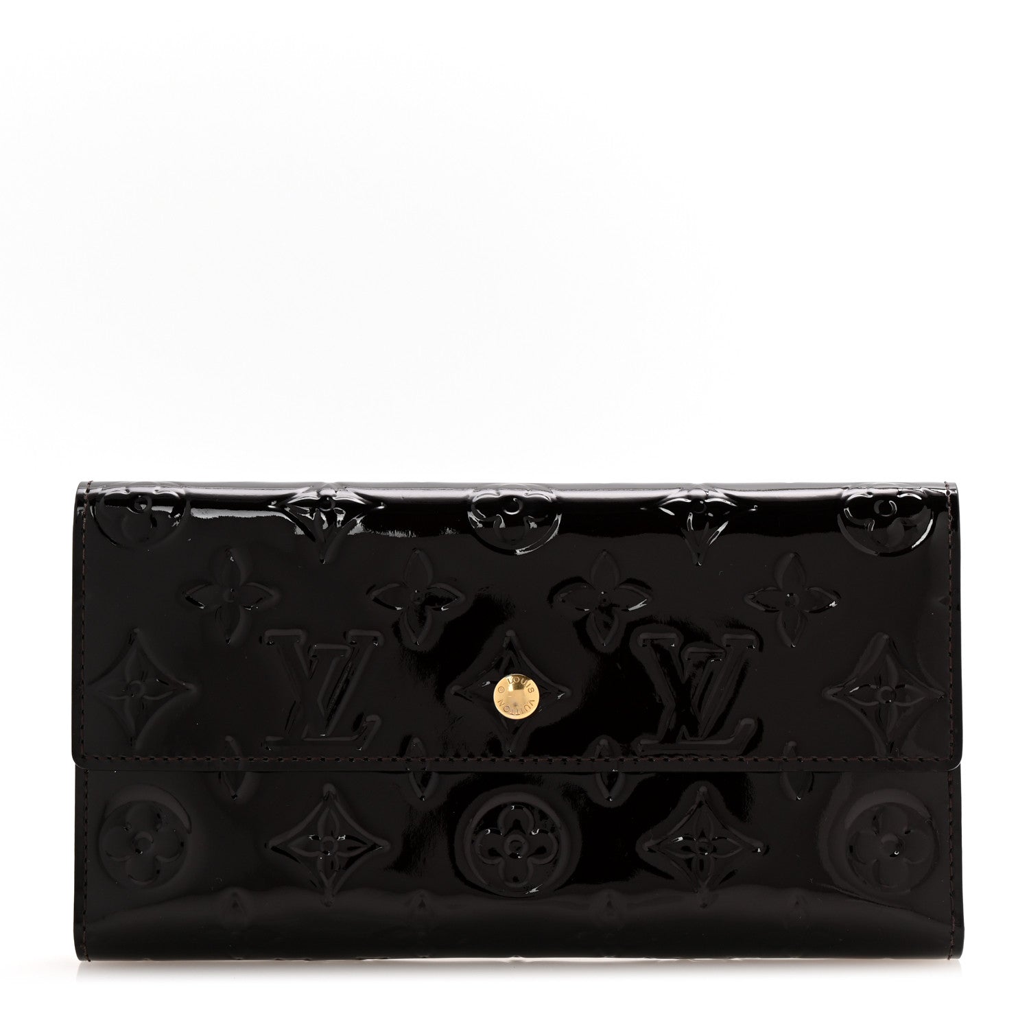 Louis Vuitton Vernis Porte Tresor International Wallet Amarante 1 of 9