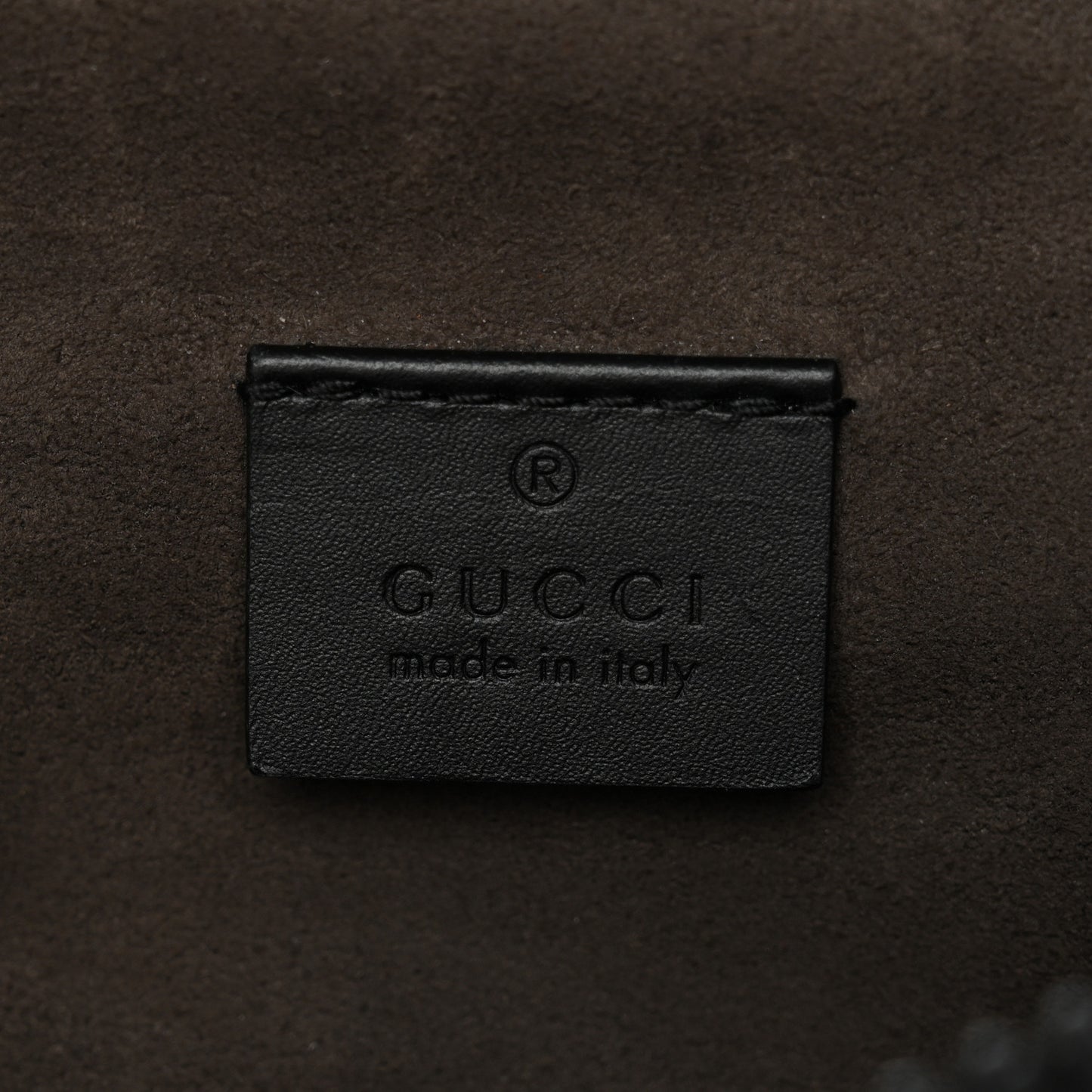 GG Supreme Monogram Belt Bag Black