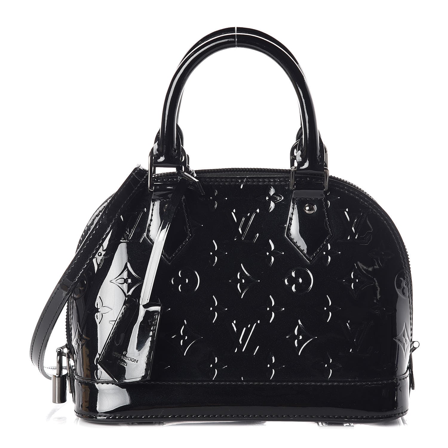 Louis Vuitton Vernis Alma BB Noir Magnetique 1 of 9