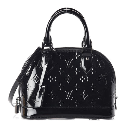 Louis Vuitton Vernis Alma BB Noir Magnetique 1 of 9
