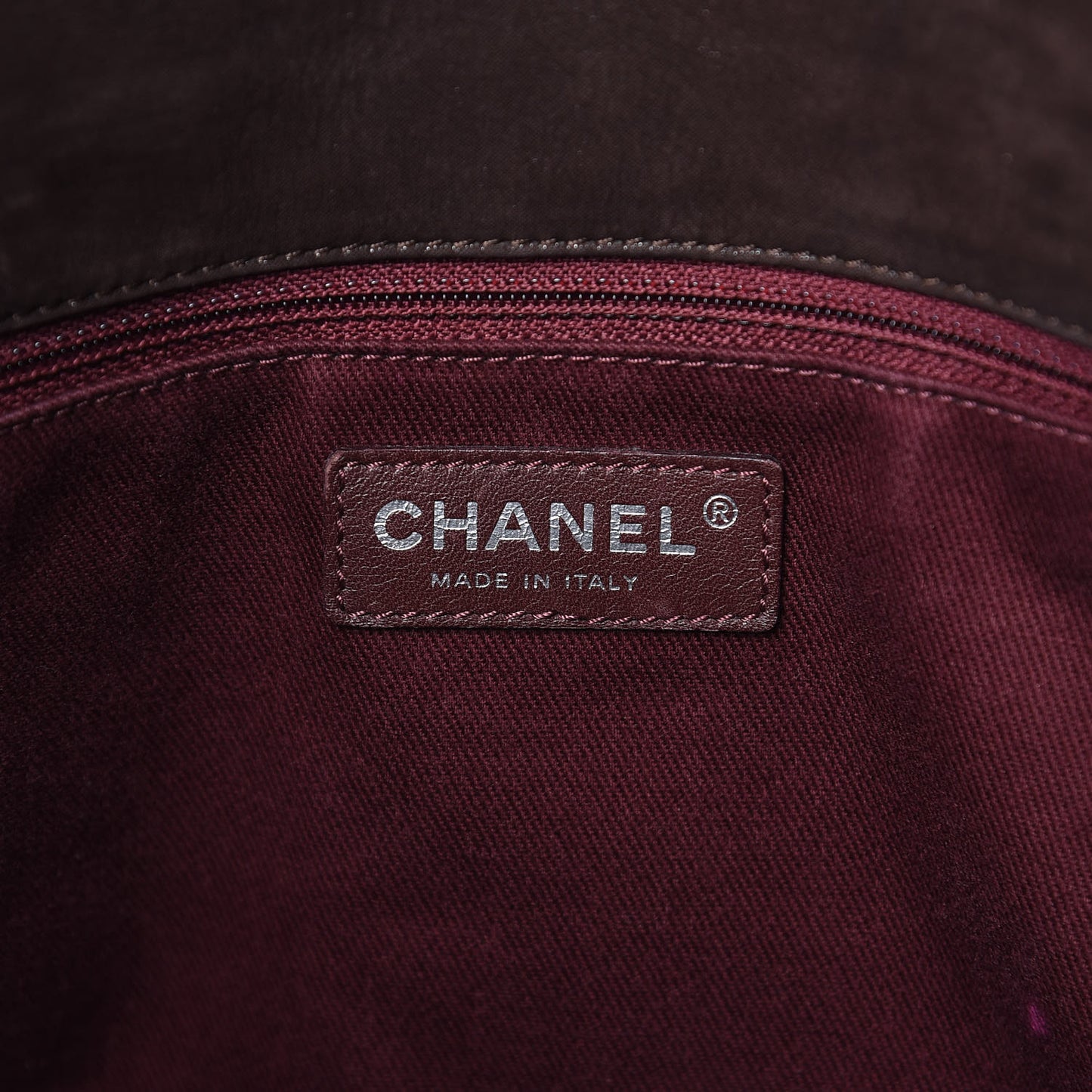 Iridescent Calfskin Jumbo In The Mix Flap Brown