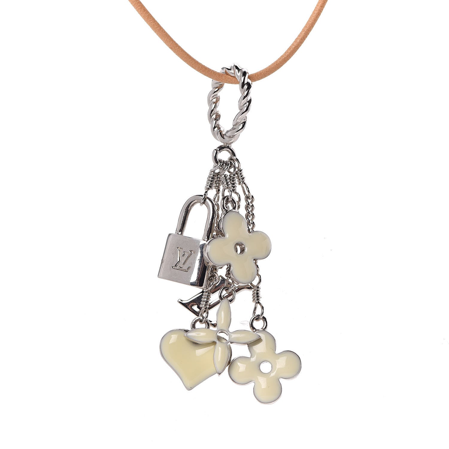 Louis Vuitton Sweet Monogram Pendant Necklace White 4 of 4