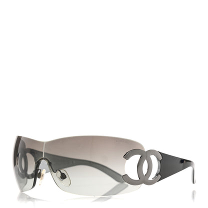 Chanel Frameless CC Logo Sunglasses 4125 Black 1 of 9