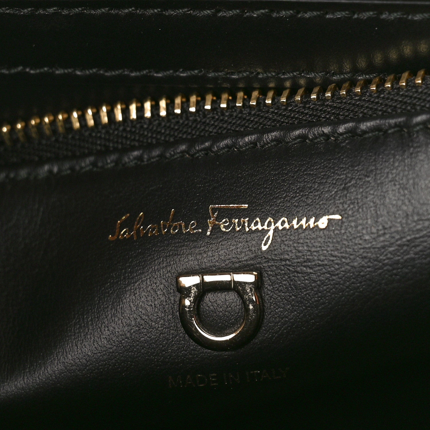 Salvatore Ferragamo Smooth Calfskin Medium Boxyz Black 6 of 8
