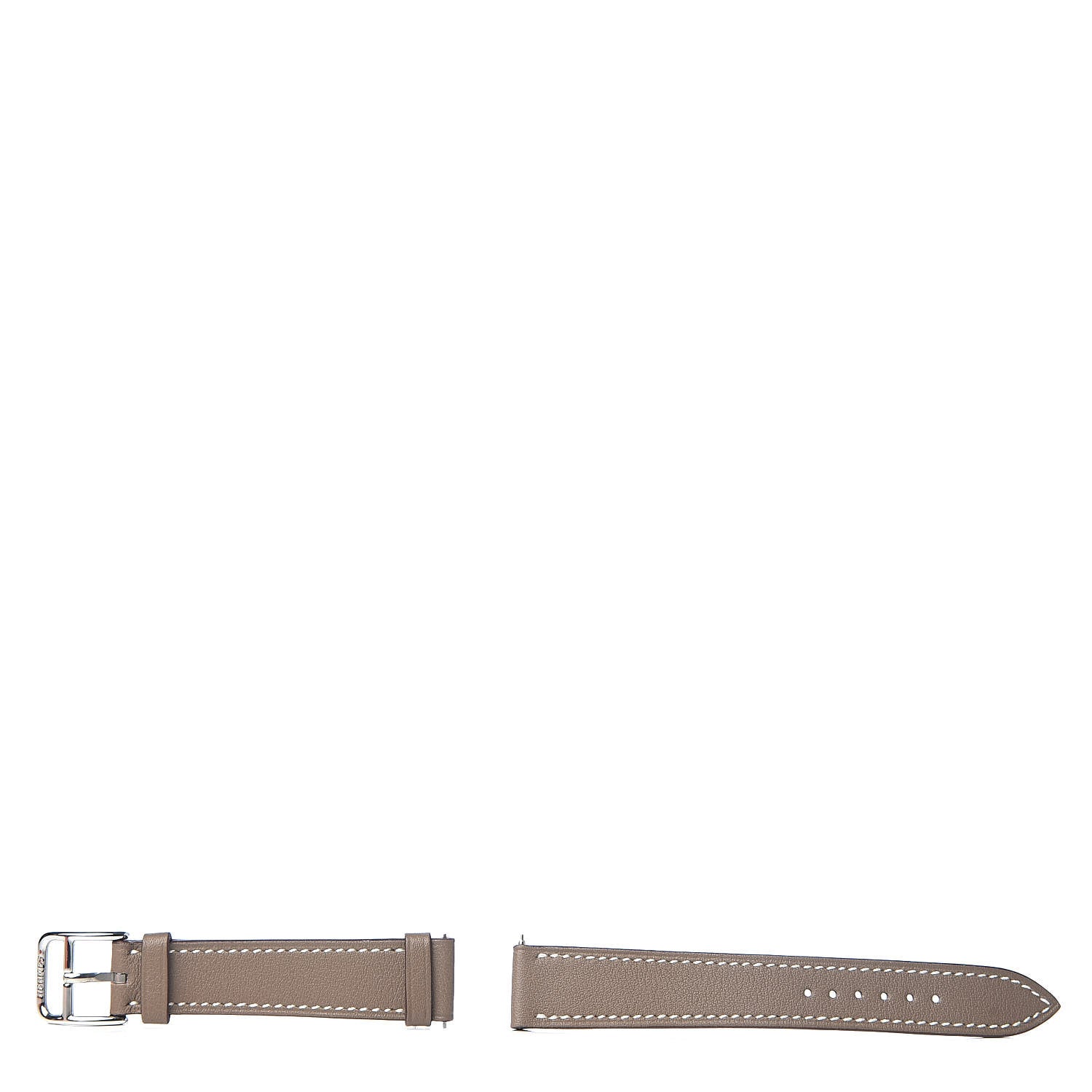 Hermes Swift Heure H PM Watch Strap Etoupe 1 of 4