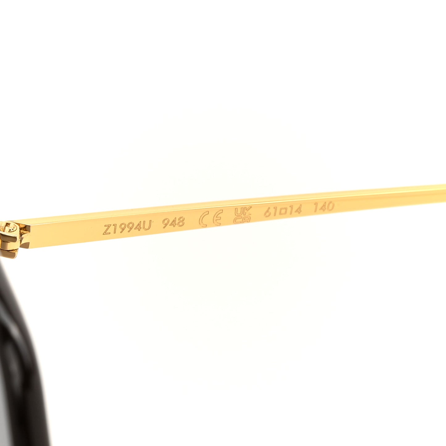 Metal LV Moon Square Sunglasses Z1994U Gold