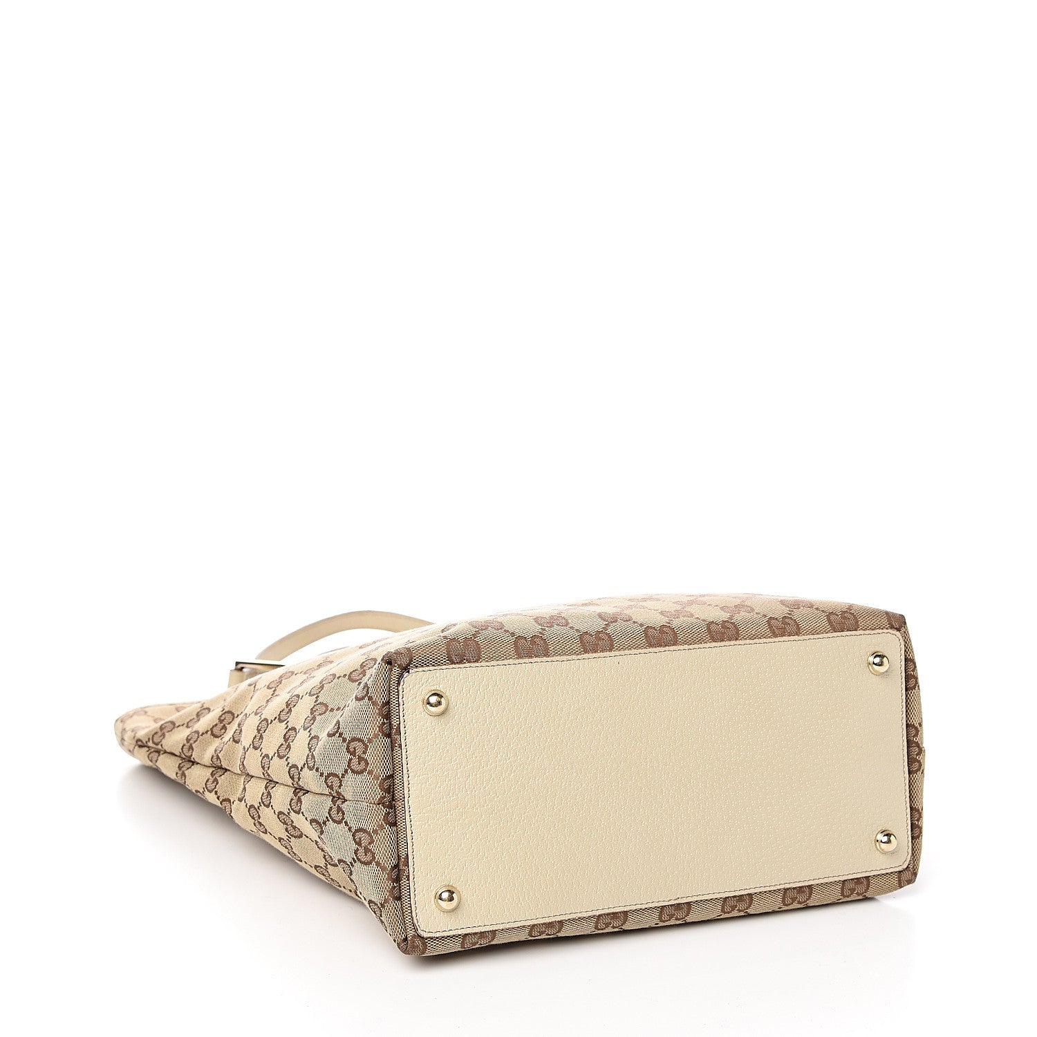 Gucci Monogram Large Eclipse Tote Beige White 3 of 11