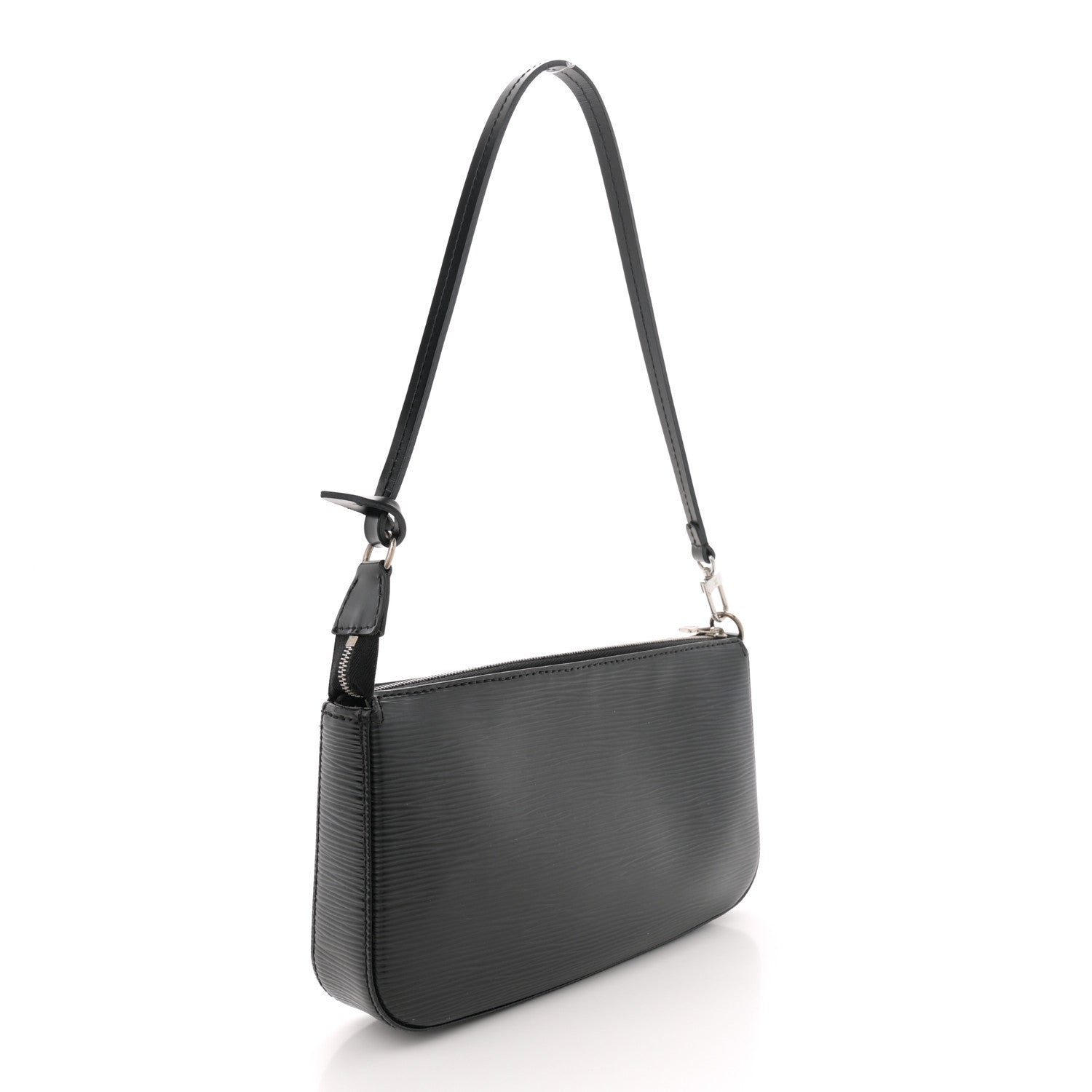Louis Vuitton Epi Pochette Accessories NM Black 3 of 10