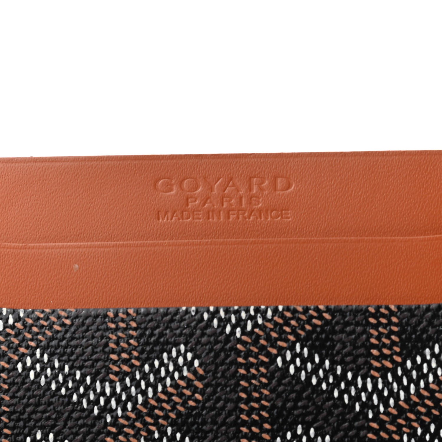 Goyard Goyardine Saint Sulpice Card Holder Black Gold 5 of 6