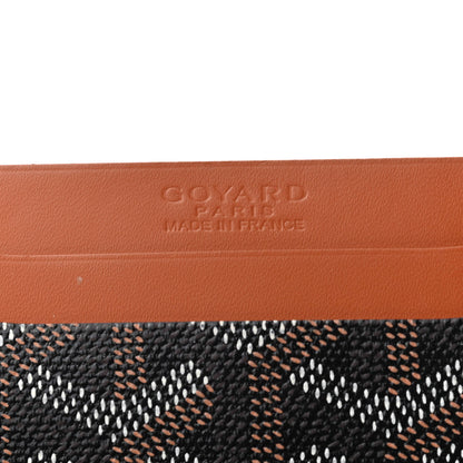 Goyard Goyardine Saint Sulpice Card Holder Black Gold 5 of 6