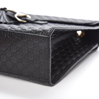 Gucci Microguccissima Medium Emily Chain Shoulder Bag Black 9 of 11