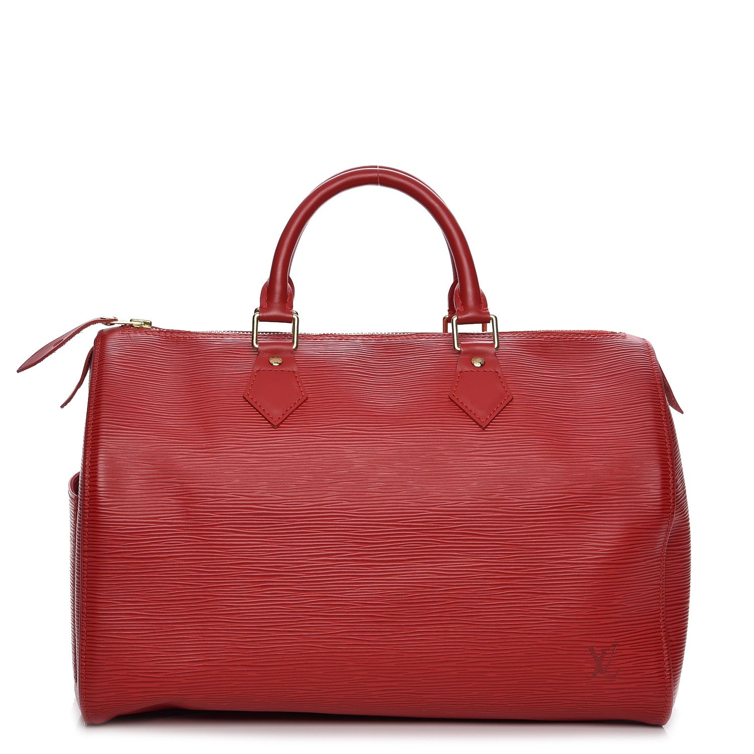 Louis Vuitton Epi Speedy 30 Castillan Red 1 of 7