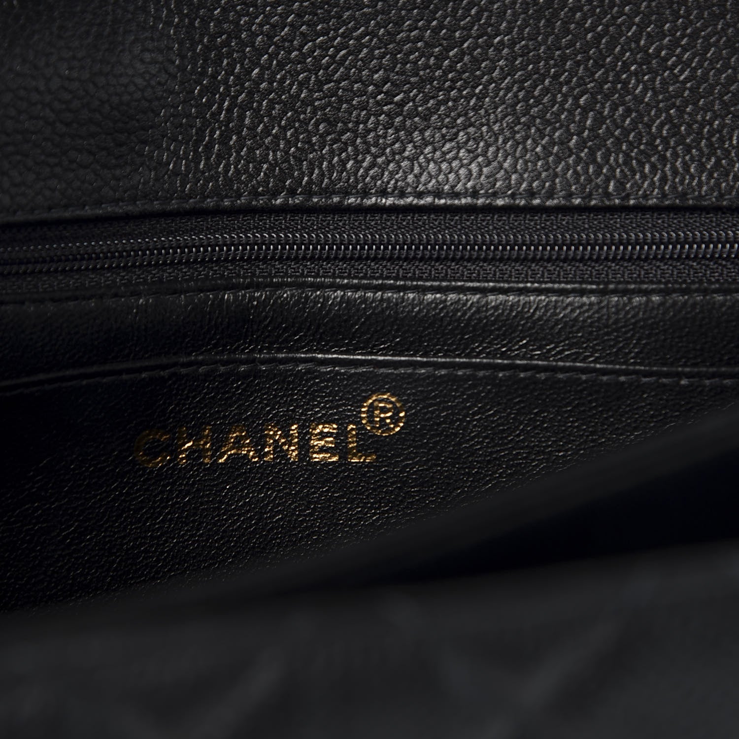 Chanel Caviar Quilted Medium Kelly Flap Black 7 of 11