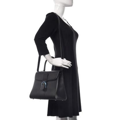 Delvaux Box Calfskin MM Brillant Satchel Black 3 of 10