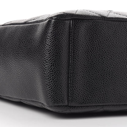 Chanel Caviar Quilted Petit Shopping Tote PST Black 9 of 11