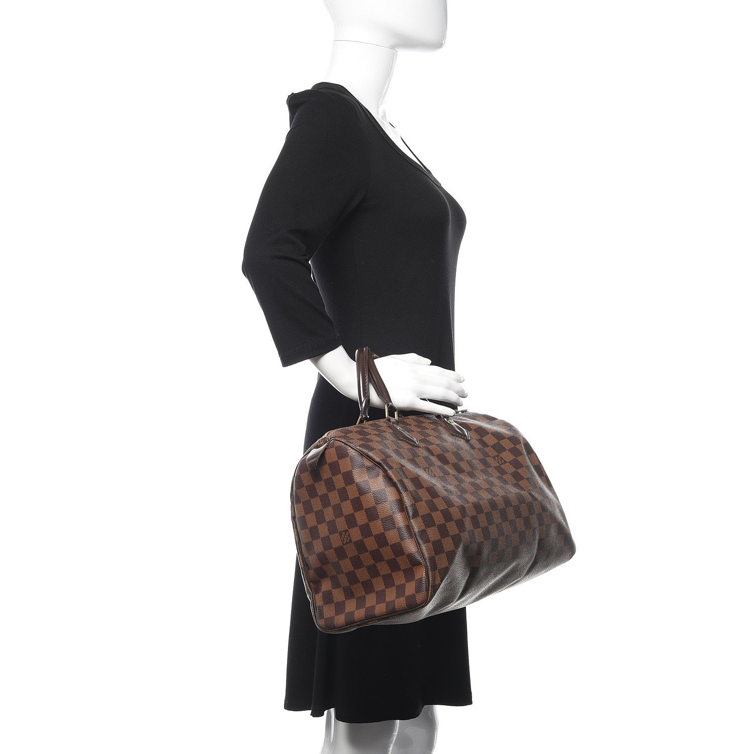 Louis Vuitton Damier Ebene Speedy 35 2 of 17