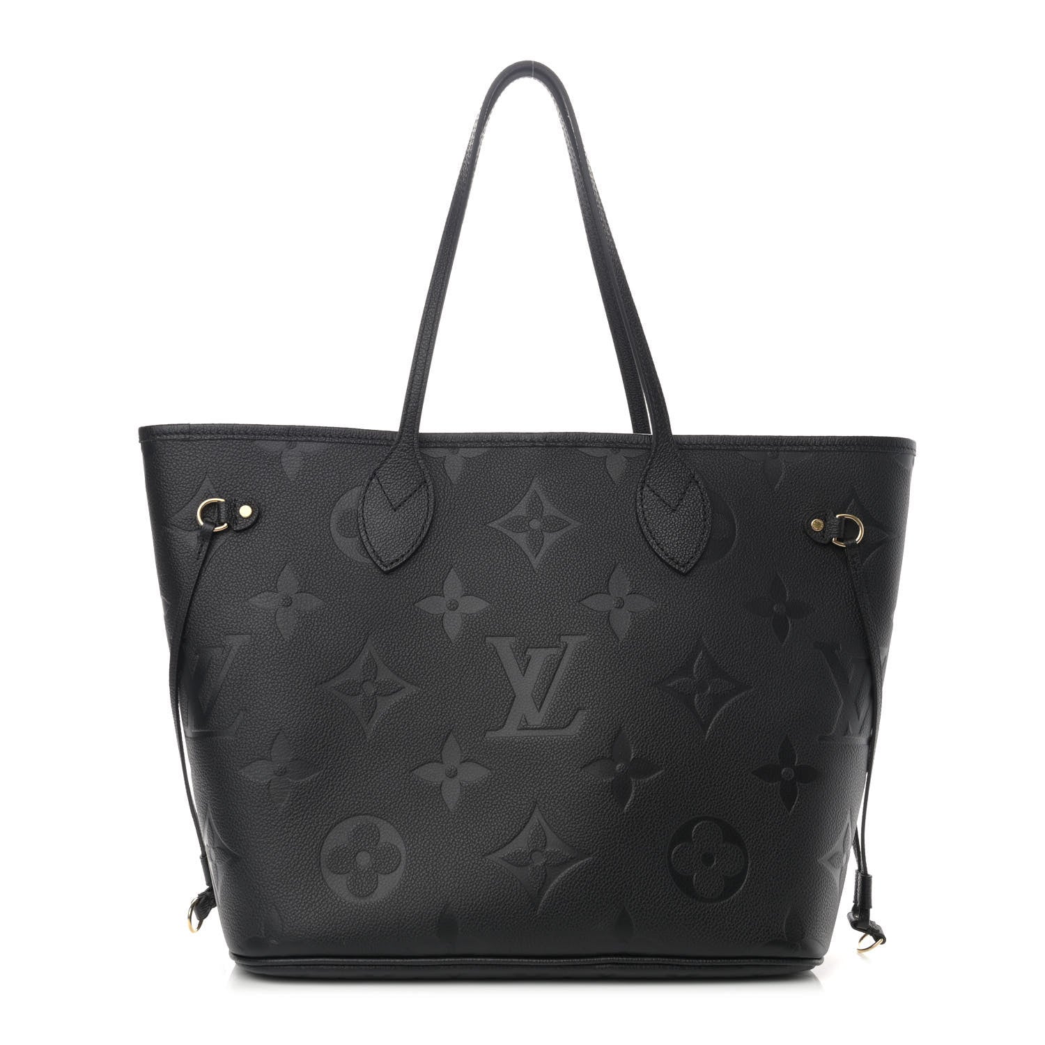 Louis Vuitton Empreinte Monogram Giant Neverfull MM Black 3 of 11